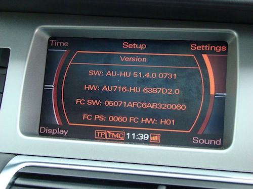 Audi MMI 5570 3cd set 4L0 998 961